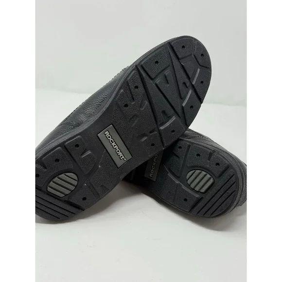 Men's Rockport World Tour WT Classic Lace Up K71185 Size 10 M, Black Leather - Picture 9 of 9